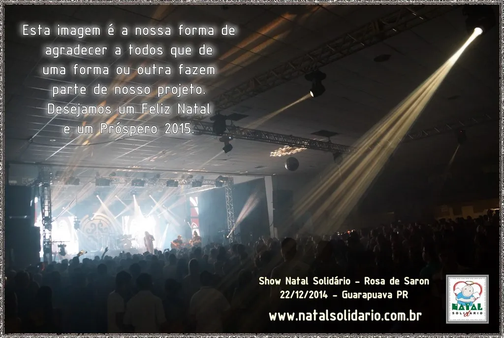 Cartão de Natal Rosa de Saron