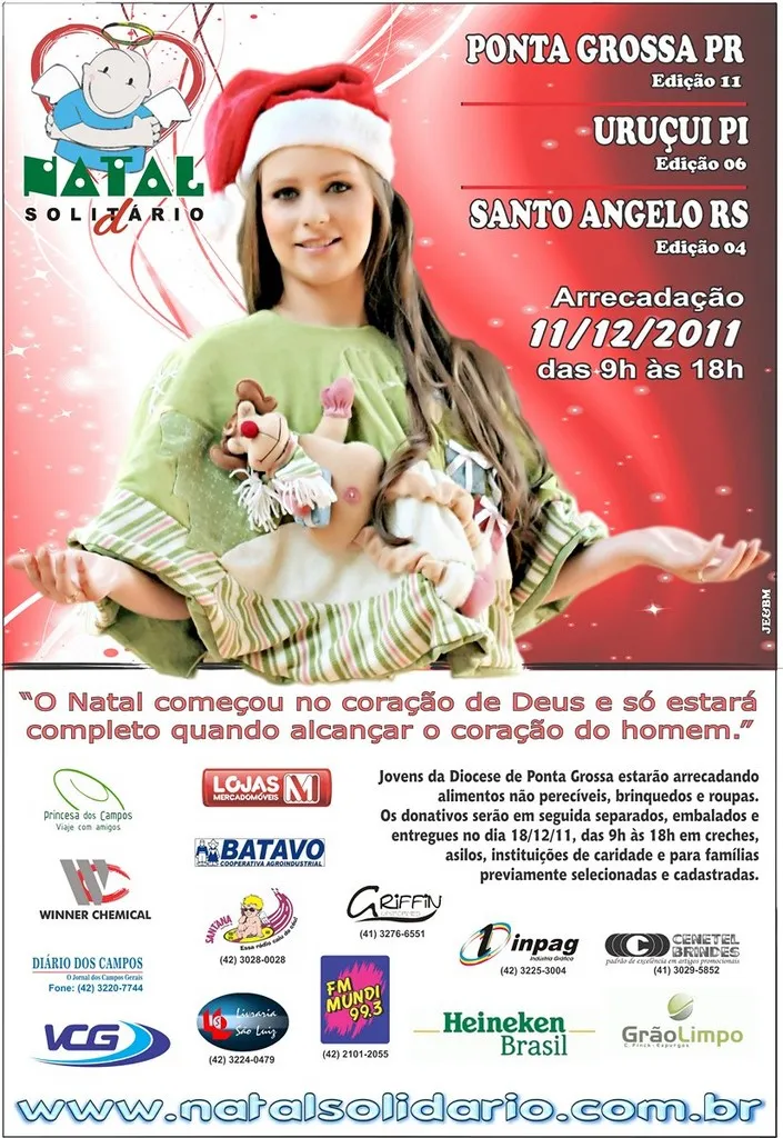 Cartaz Natal Solidário 2011