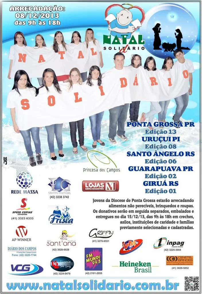 Cartaz Natal Solidário 2013