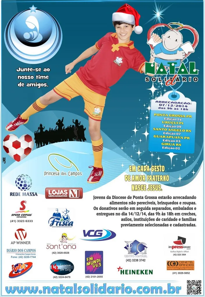 Cartaz Natal Solidário 2014
