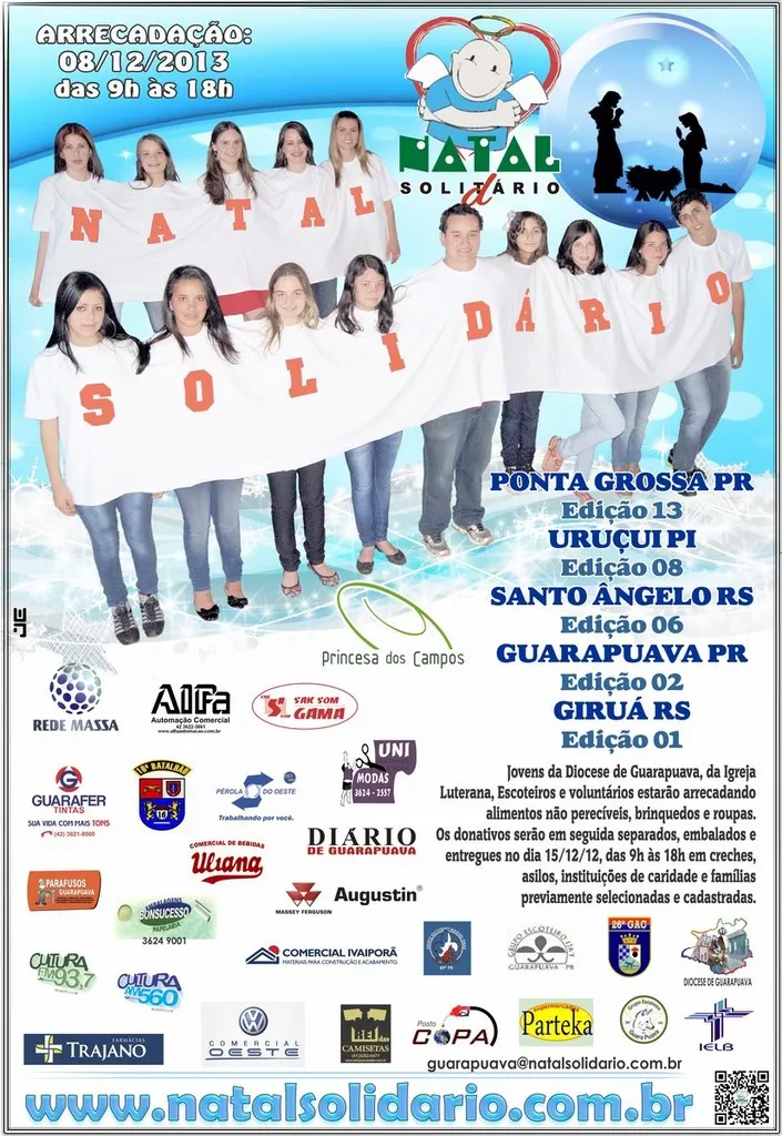 Cartaz Natal Solidário 2013